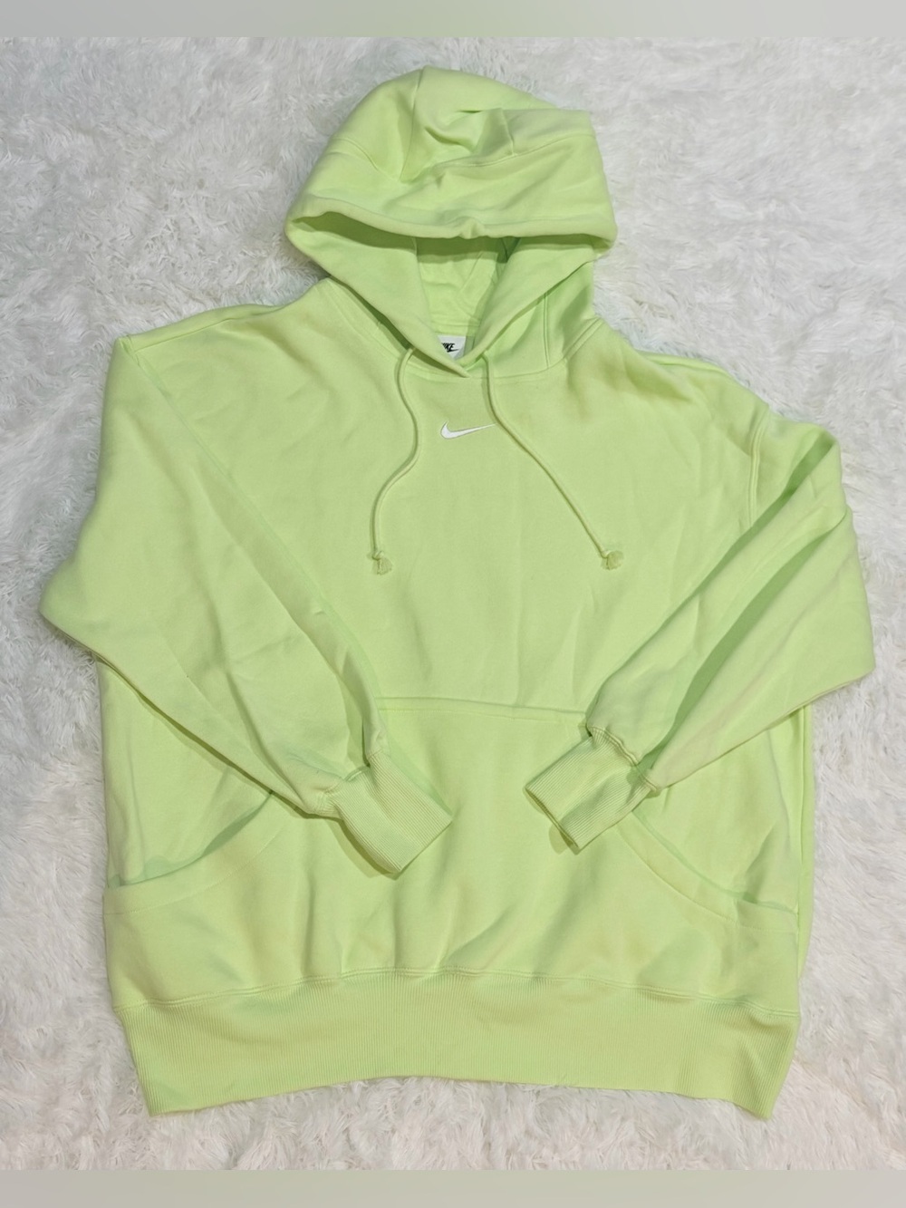 Women's Nike Sportswear Phoenix Fleece Oversized Pullover Hoodie - Size L - Picture 2 of 6